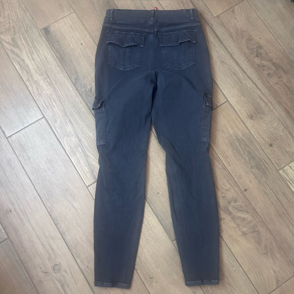SPANX Cargo Twill Ankle Pants Women's Waist 28 Charcoal Color - Picture 4 of 8